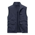 thumbnail image 2 of JXMVOJ Men’s Fishing Vest Summer Outdoor Work Safari Travel Photo Vest with Multi Pockets, 2 of 4