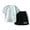 X01 Green, variant on Boys Vacation Outfit Set 2 Piece Fashion Print T-Shirt with Drawstring Shorts Set Toddler Boy Summer Beach Clothes