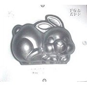 867 Bunny Assembly Front View Chocolate Candy Mold