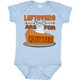 thumbnail image 3 of Inktastic Leftovers Are for Quitters with Pumpkin Pie Boys or Girls Baby Bodysuit, 3 of 5