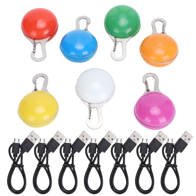 Colgante luminoso para perros, colgante luminoso LED de 7 piezas, suministros para mascotas, colgante LED para mascotas, calidad superior