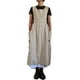 thumbnail image 1 of Vestido de mujer Casual Suelto Sólido Pinafore Tirantes Largos Delantal Algodón Lino Vestidos Generales con Bolsillos, 1 of 5