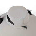thumbnail image 4 of Jessboyy Men Sun Hats with Neck Flap Summer Sun Protection Bucket Hat with 2 Solar Fans Cooling Wide Brim Hat for Men for Work Outdoor Hiking Gray, 4 of 8