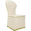 Dario Slipcover Chair in White - Set of 2