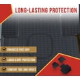 thumbnail image 4 of Black Heavy Duty Truck Floor Mats, Liners Compatible w/ VNL 300, 430, 630, 670, 730, 780 2004-2018, VT Models 2006-2010 - Latex, Rubber, 3-Pcs Set, 4 of 9