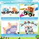 thumbnail image 4 of Tren magnético de madera Brialice de Montessori Toys, de 1 a 3 años, 4 of 7