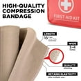 Mighty-X Elastic Bandage Wrap - 4 Pack, Large Sports Wraps (2X - 3 inch ...