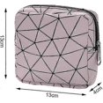 thumbnail image 2 of 26-27 2-pack mini sanitary pad pouch canvas coin purse clip menstrual cup pouch for sanitary pads, nursing pads, 2 of 5