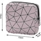 thumbnail image 2 of 26-27 2-pack mini sanitary pad pouch canvas coin purse clip menstrual cup pouch for sanitary pads, nursing pads, 2 of 5