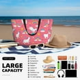 thumbnail image 5 of Daiia Yoga Unicorn Beach Travel Bag - Water-Resistant Beach Bag, Lightweight Tote with 7 Pockets for Women and Men - Gym,Pool,Camping,Reusable Grocery Bag, 5 of 7
