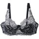 thumbnail image 5 of Sujetador de encaje sexy con copa ultrafina de Europa y Estados Unidos, bordado con copa CD, sujetador grande, ropa interior para mujer gorda, 5 of 5
