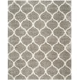 thumbnail image 5 of SAFAVIEH Hudson Arline Geometric Shag Area Rug, Grey/Ivory, 8' x 10', 5 of 7