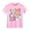 Pink, variant on MIXUE Toddler Girls Tops & T-Shirts 100 Days Of School Letter Print Round Neck Short Sleeve Casual Pullover Tee Shirts Sportwear,Blue,3-4 Years