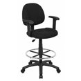 thumbnail image 1 of Nicer Furniture Fabric Drafting Chair - Adjustable Arms, 1 of 1