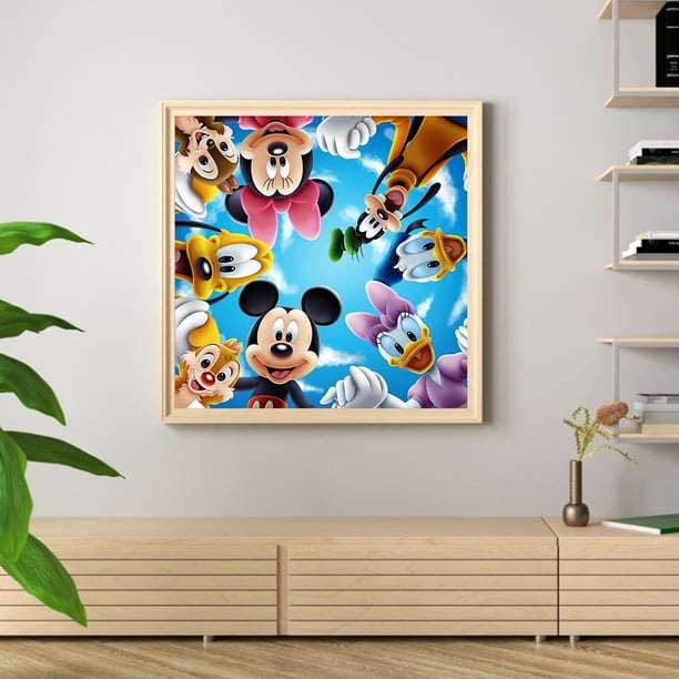 Cuadros Decorativos 5D bricolaje taladro redondo completo diamante pintura dibujos animados país de las maravillas decoración arte hecho a mano Ndcxsfigh Nuevos Originales