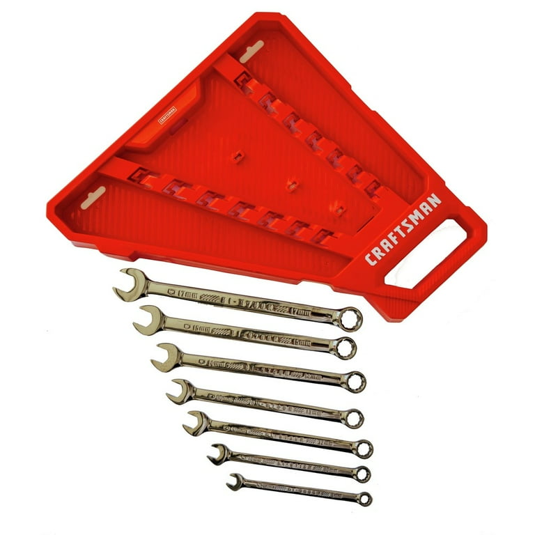 Craftsman Metric Combination Wrench Set, 7-Piece Craftsman Metric Combination Wrench Set, 7-Piece