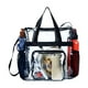 thumbnail image 1 of Bolsa Tote Transparente Aprobada Viaje Trabajo Deportivos, 1 of 3
