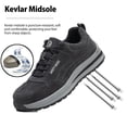 thumbnail image 4 of AUXDIQ Safety Trainers Men Women Steel Toe Cap Trainers Lightweight Work Shoes Comfy Industrial Sneakers Construction Work Boots, 4 of 5