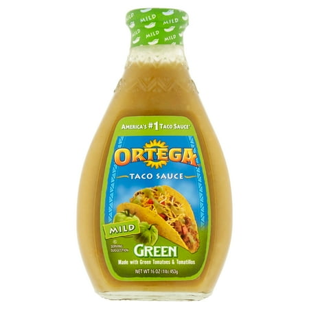 Ortega Mild Green Taco Sauce, 16 oz