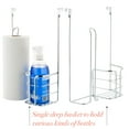 thumbnail image 4 of Kitchen Details 2-in-1 over-the-Cabinet Basket, 4.6 Wide and 10.4 Length in Chrome, 4 of 8