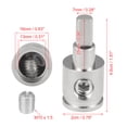 thumbnail image 2 of Unique Bargains 4pcs Car Stereo Power or Ground 0 to 4 Gauge Wire Reducer Audio Input Reducer Adapter Brass, 2 of 6
