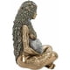thumbnail image 2 of Estatua de resina de Gaia milenaria de diseño de alta calidad, acabado en bronce, diosa de resina ecológica hecha a mano para la meditación y la tranquilidad, 2 of 5