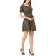 thumbnail image 4 of Vestido Floral con Mangas Abullonadas, Espalda Fruncida y Cuello Corazón, Con Volantes, Talla M, 4 of 7