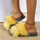 thumbnail image 4 of Zapatillas de lana de moda europea y americana, zapatillas de casa con chanclas Wmkox8yii  hj789, 4 of 5