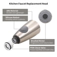 thumbnail image 4 of Amdohai Kitchen Sink Faucet Head 2-Function Pull Out Spray Head with Check Valve Replacement Part G1/2 Connections Brushed Nickel, 4 of 7