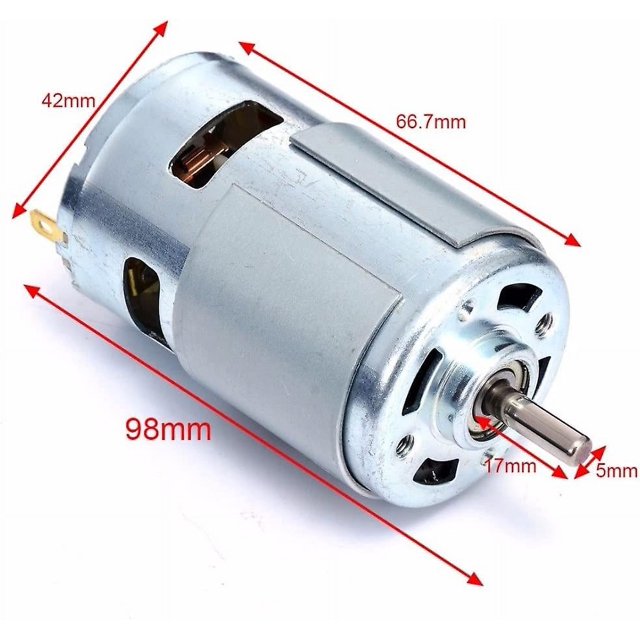 Herramientas grandes del rodamiento de bolitas del esfuerzo de torsión del motor 775 de DC del poder más elevado 12v-24v de poco ruido
