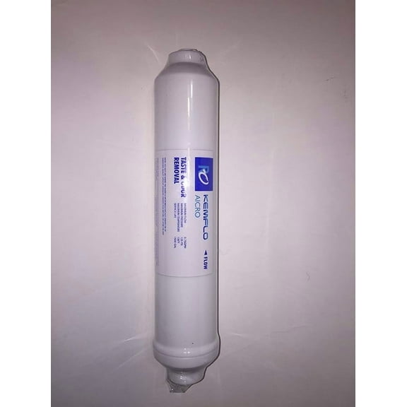 Aicro AICRO-Q 10 inch x 2 inch GAC Inline Filter with 1/4 inch Quick-Connect Built-In