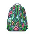 thumbnail image 3 of "Flowers & Sunflower Backpack - Stylish School Bag for Women, Large Capacity, Laptop Compartment, Water-Resistant, Comfortable Shoulder Straps", 3 of 6
