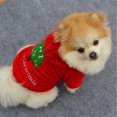 thumbnail image 5 of XL Ropa para perros, sudadera con capucha para perros cachorros con sombrero, encantadora sudadera con capucha navideña para mascotas, ropa, 5 of 5
