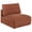 Coral, variant on Elysia Fabric Upholstered Modular Armless Chair Coral
