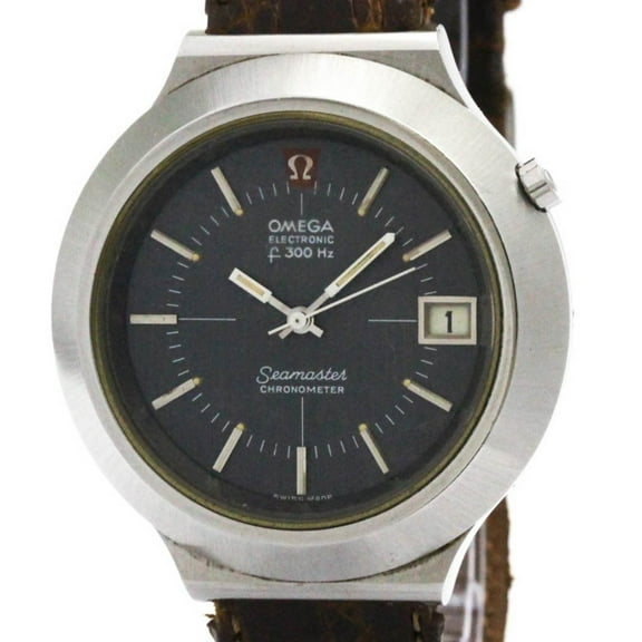 Pre-Owned OMEGA Seamaster Electronic f300 Hz Steel Quartz Mens Watch 198.012