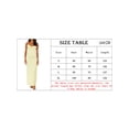 thumbnail image 6 of Women's Split Long Dress, Spaghetti Strap Ruched Bust Cocktail Dress, 6 of 6