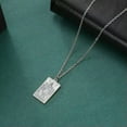 thumbnail image 6 of Tarot Cards Pendant Arcana Divination Stainless Steel Necklace Jewelry, 6 of 9