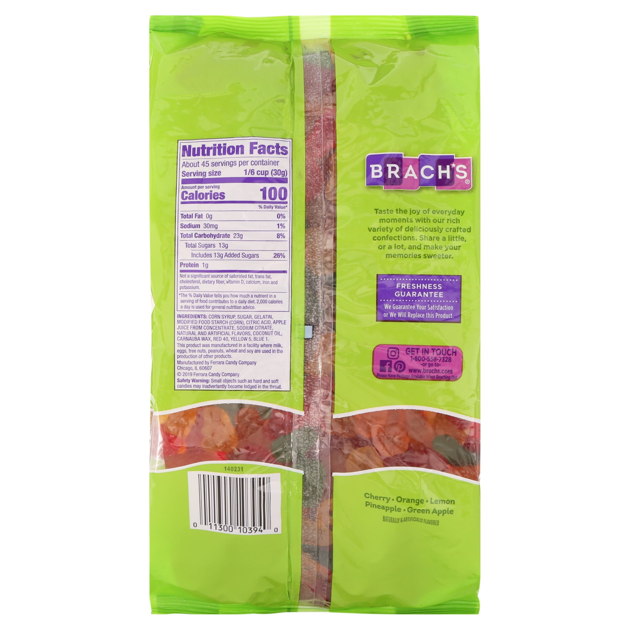 Brach's Wild N' Fruity Gummi Bears & Worms, 48 Oz.