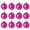 Hot Pink, variant on Roiihwy Green 12pcs 3cm Christmas Balls Electroplating Hanging Decorations Set for Tree Holiday