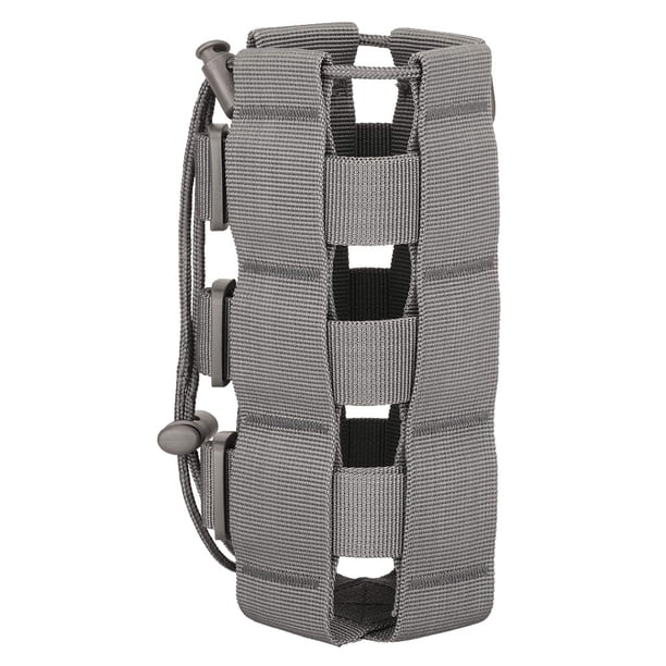 Eigraketly Bolsa de hervidor ajustable con correa de puntos Soporte con cordón Kits de bolsa de botella de agua Escalada Montañismo Negro Escalada Gris Eigraketly OD024235-03