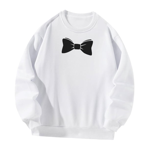 Sudadera con cuello redondo para mujer, manga larga, cómoda, informal, con cuello redondo SG