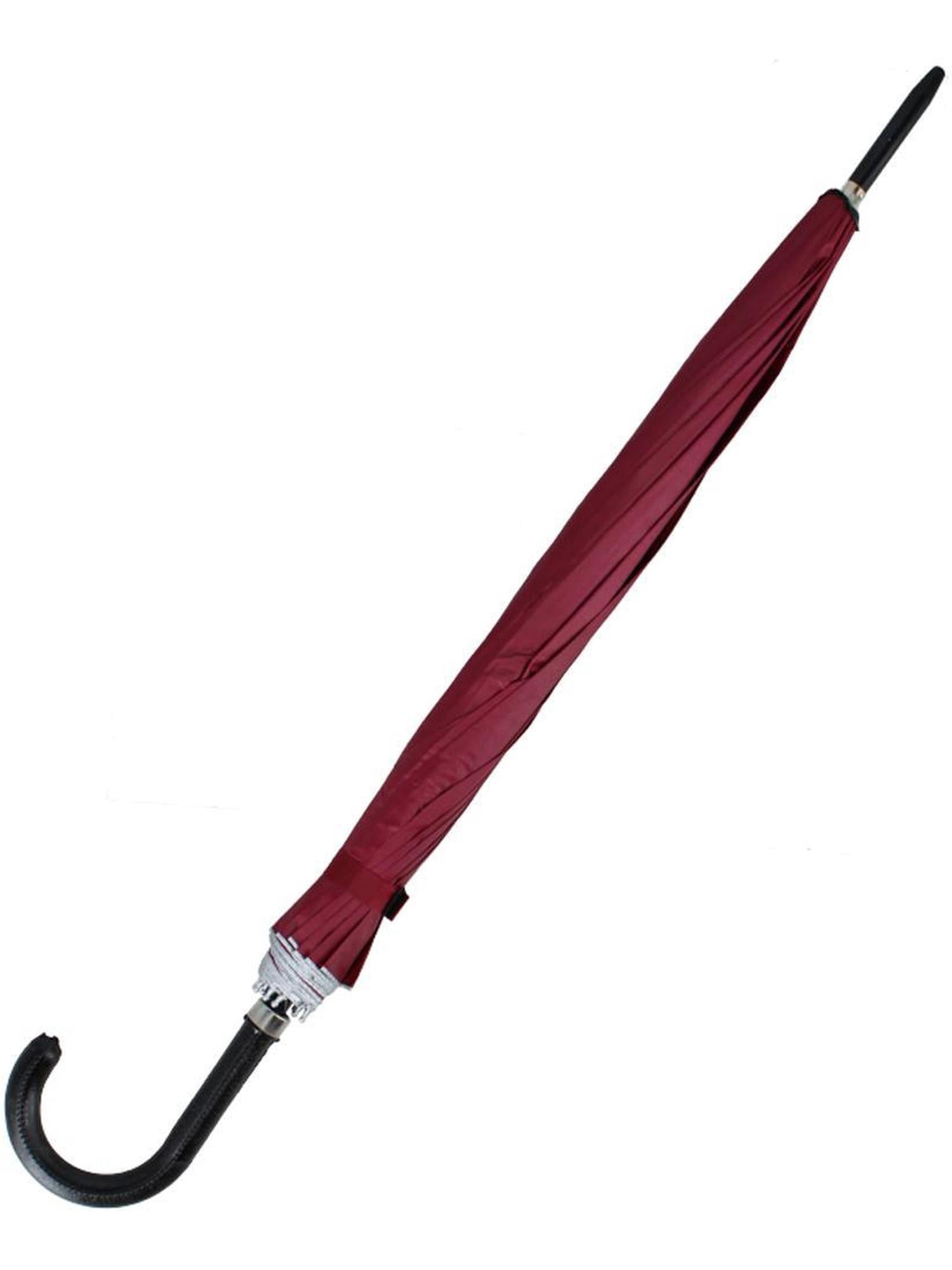 CTM Adult Sleek Solid Color Stick Umbrella