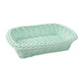 thumbnail image 1 of Cesta organizadora tejida a mano, cesta para servir, cesta portátil multifuncional para refrigerios Verde, 1 of 9