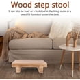 thumbnail image 3 of table de Chevet en Bois, Adaptée à une Utilisation Intérieure et Extérieure, Repose-Pieds mobile Multifonction, Adaptée au Salon, 3 of 5