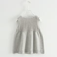 thumbnail image 4 of Esaierr Kids Girls Toddler Dress Sweater Baby Sleeveless Cotton Dress Mid-Length Vest Dress Spring Autumn Dress for 1-10Y, 4 of 5
