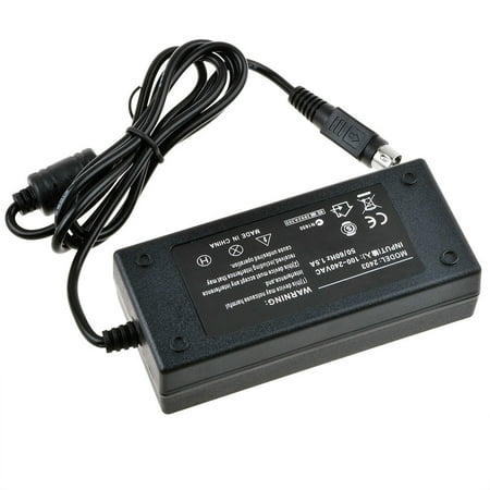 

LastDan Compatible 24V 3-Pin DIN AC/DC Adapter Compatible With Bematech MP4000 MP4200 MP-4200U Aldelo Rapido Direct Thermal Printer 24VDC Power Supply Cord Cable