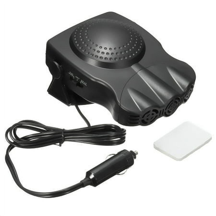 Viworld Portable Car Cooler, Auto Electronic Air Conditioner Fan Fast Cooling 12V 150W Car Heater, Plug Adjustable Thermostat in Cigarette Lighter, 2 in 1 Heating/Natural Wind Function