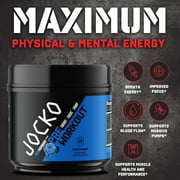 Jocko Fuel Ultimate Pre Workout Powder - Pre-Workout Energy Powder Drink (Blue Raspberry)