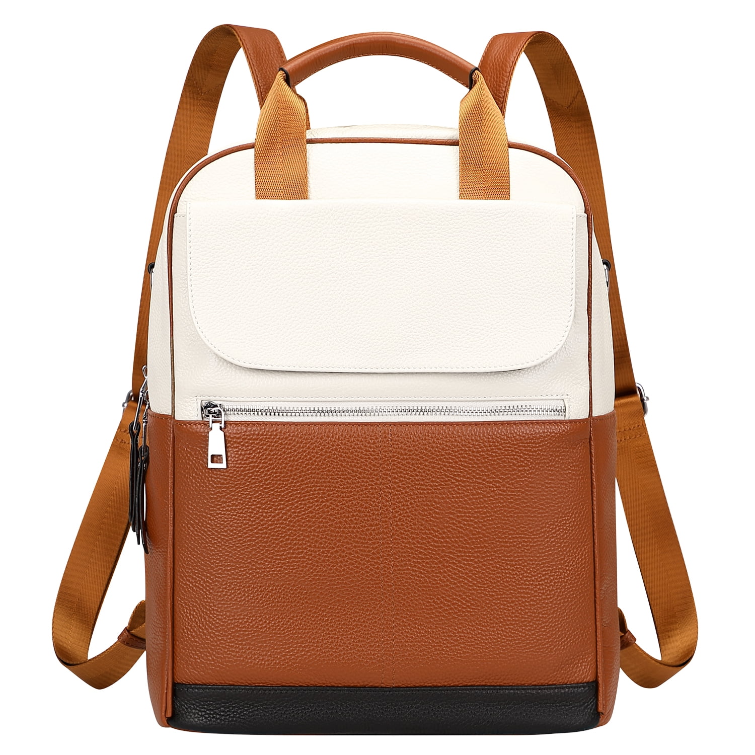 ALTOSY Genuine Leather Laptop Backpack Large Fashion Shoulder Bag for