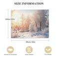 thumbnail image 2 of Nawypu Winter Tree Canvas Wall Art Snow Covered Winter Forest Sunrise Sunset Modern Landscape Mountain Nature Wilderness Photography Print on Canvas for Kitchen and Living Room with Frame, 2 of 5